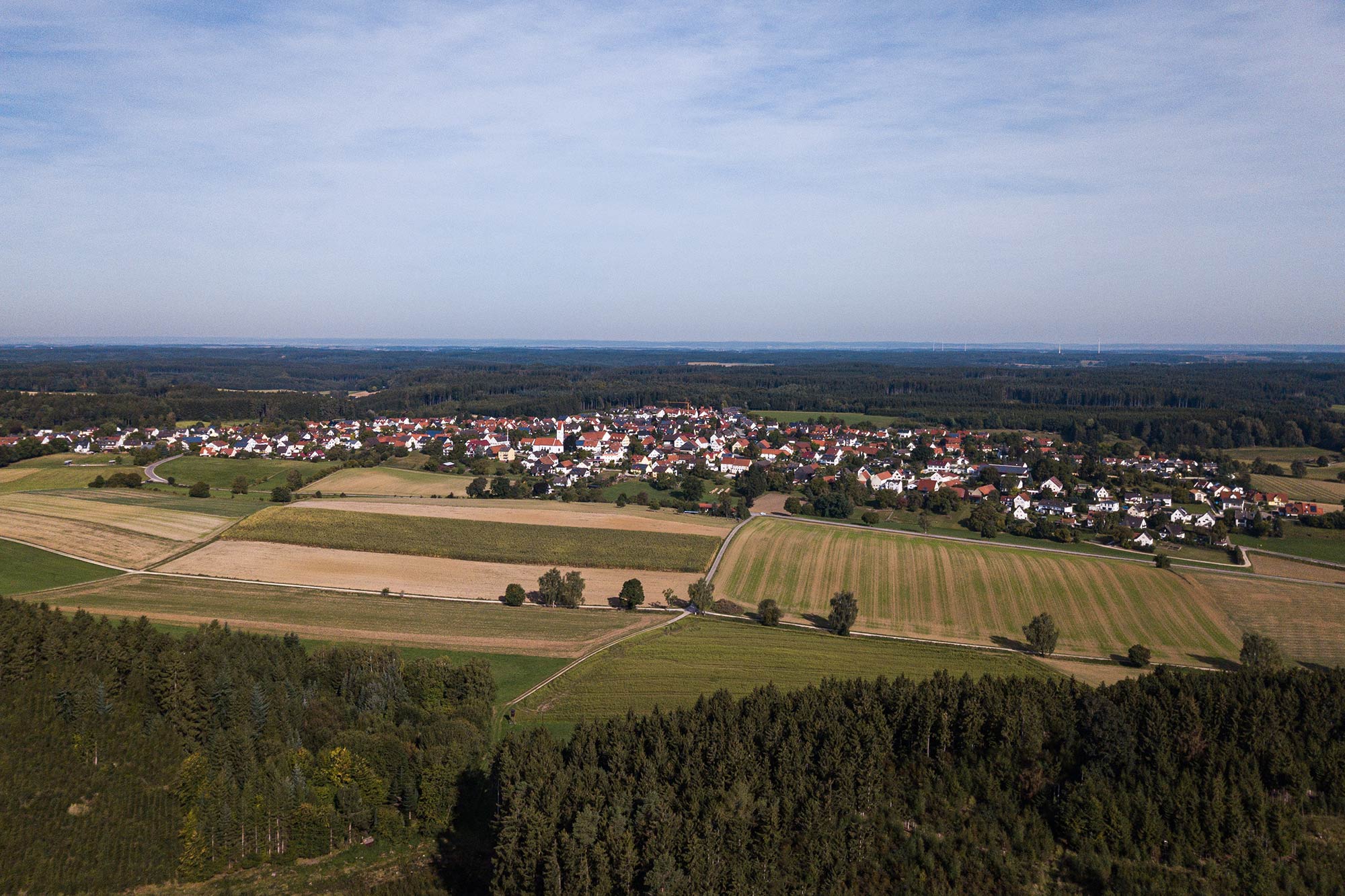 Luftaufnahme von Lützelburg