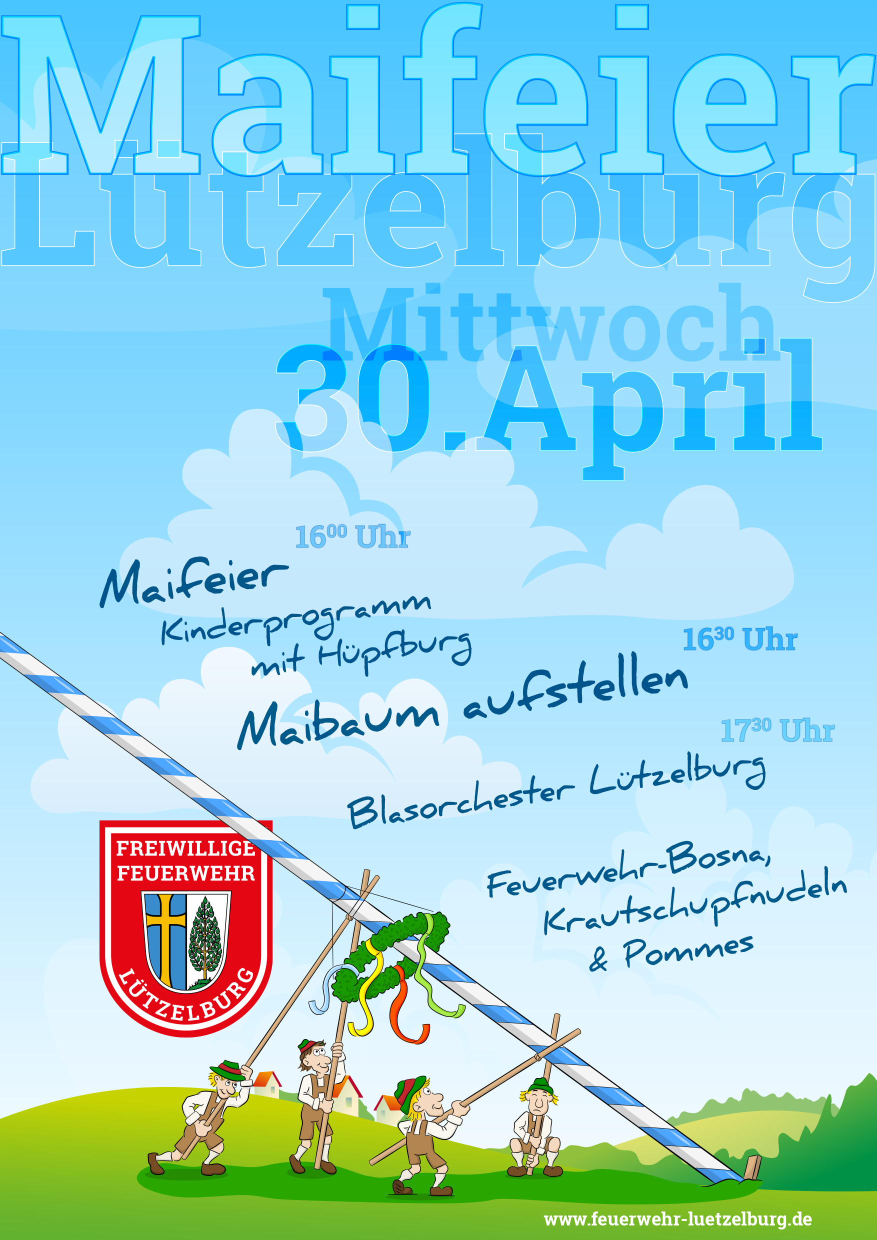 Maifeier Lützelburg 30.4.2025 (Plakat)